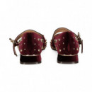 Mercedes Tachas Terciopelo Burdeos  ALMA EN PENA