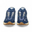 Deportivo Vivo Rejilla Nobuck Azul  NEW BALANCE