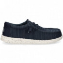Wallabee Azul  HEY DUDE