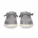 Wallabee Gris  HEY DUDE