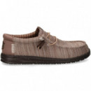 Wallabee Marron  HEY DUDE