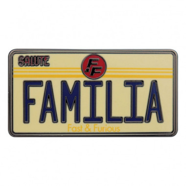 Chapa Familia a Todo Gas You License Plate  FANATTIK