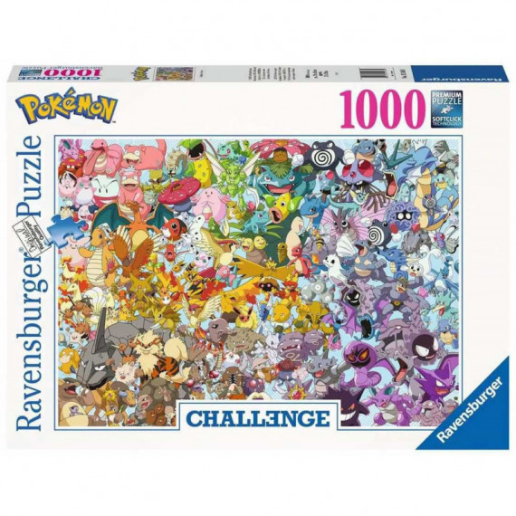 Puzzle Pokémon Primera Generación Challenge 1000 Piezas  RAVENSBURGER