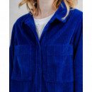 Blusas y Camisas Sobrecamisa BRAVA FABRICS Boxy Pana Azul