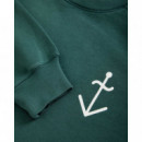 Jerséis y Sudaderas Sudadera LA PAZ Cunha Dark Green / Off White