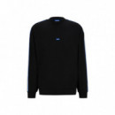 HUGO Jersey Negro 50516991-001