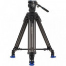 BENRO Tripode Kit Video Doble Tubo Carbono C673LLBV6HPLUS
