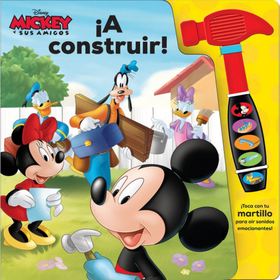 a Construir! Libro con Martillo Sonoro Mickey   2025
