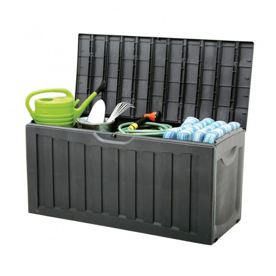 Baúl Plástico Negro DONNA GARDEN 340 Litros