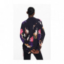 DESIGUAL Camisa Negra 24WWCW15-2000