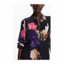 DESIGUAL Camisa Negra 24WWCW15-2000