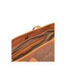 VALENTINO HAND BAGS Shopping Lady Re Marrón VBS8GT02-C38