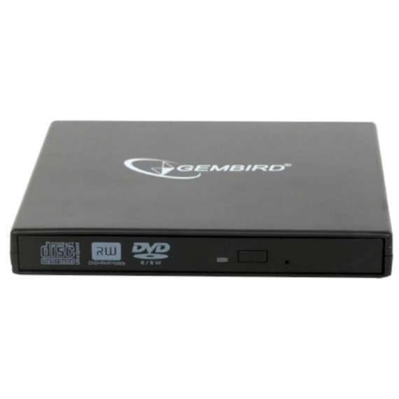GEMBIRD Dual USB Regrabadora Externa DVD Negra