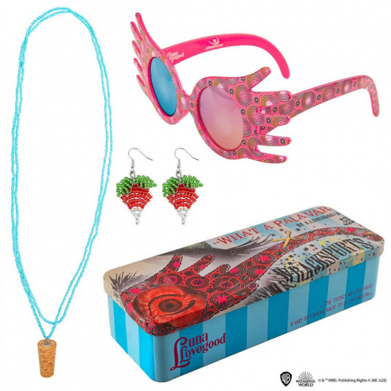 Set de Espectrogafas y Joyas Luna Lovegood Harry Potter  CINEREPLICAS