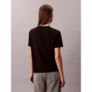 Hero Ss Classic Monologo Cneck T Black  CALVIN KLEIN