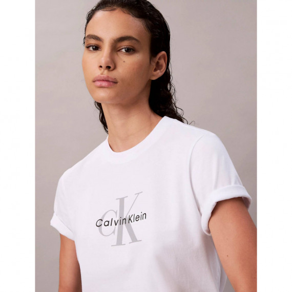 Hero Ss Classic Monologo Cneck T Bright  CALVIN KLEIN