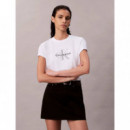 Hero Ss Classic Monologo Cneck T Bright  CALVIN KLEIN