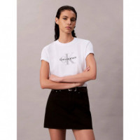 Hero Ss Classic Monologo Cneck T Bright  CALVIN KLEIN