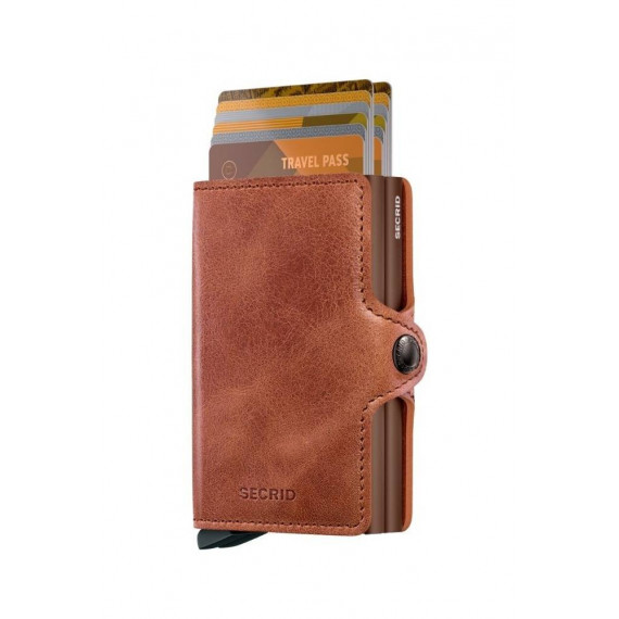 Twinwallet Vintage Cognac Brown  SECRID