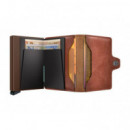 Twinwallet Vintage Cognac Brown  SECRID