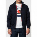 Chaquetas Hombre Chaqueta MERC Harrington Navy