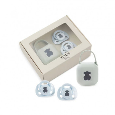 Set 2 Chupetes y Portachupetes Baby Tous  TOUS BABY
