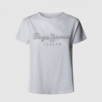 PEPE JEANS Camiseta Ryleigh Blanca PL506014-800