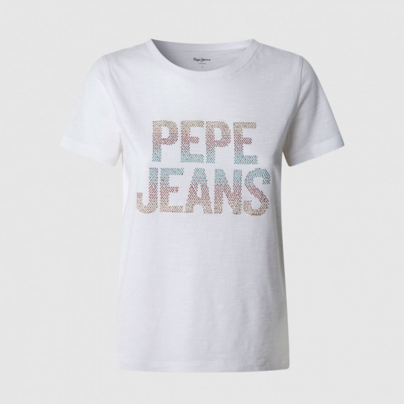 PEPE JEANS Camiseta Victoria Blanca PL506059-800