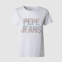PEPE JEANS Camiseta Victoria Blanca PL506059-800