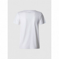 PEPE JEANS Camiseta Victoria Blanca PL506059-800