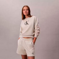 Shorts de Felpa Francesa con Logo Monograma  CALVIN KLEIN
