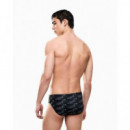 Slip Beachwear Fancy Black Monogram AF13  EA7 EMPORIO ARMANI 7
