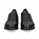 Deportivo Elasticos Nobuck Negro  FLUCHOS