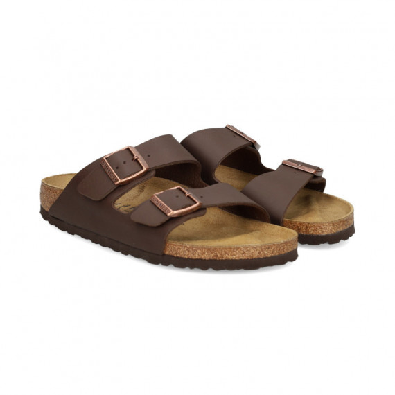 Pala 2 Hebillas Birko-flor Marron  BIRKENSTOCK