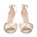 Sandalia Plataforma Lazo Saten Hielo  KATE SPADE