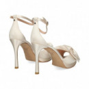 Sandalia Plataforma Lazo Saten Hielo  KATE SPADE