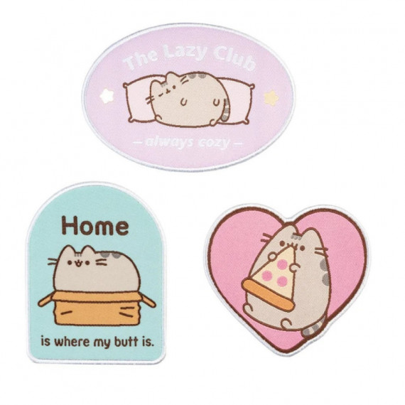 Set de 3 Parches Pusheen  GRUPO ERIK