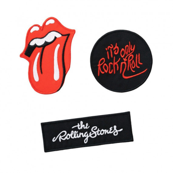 Set de 3 Parches The Rolling Stones  GRUPO ERIK