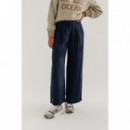 Pantalones Mujer Pantalones TWOTHIRDS Nanpu Blue Night