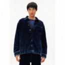 Chaquetas Hombre Sobrecamisa ARMEDANGELS Yunaai Indigo Cord