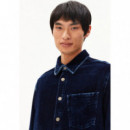 Chaquetas Hombre Sobrecamisa ARMEDANGELS Yunaai Indigo Cord