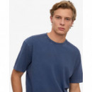 Camisetas Hombre Camiseta COLORFUL STANDARD Oversize Neptune Blue