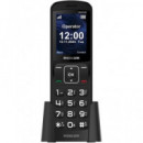 MAXCOM Telefono Movil MM34D Negro 4G, Camara,radio Fm, Micro Sd,linterna