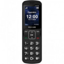 MAXCOM Telefono Movil MM34D Negro 4G, Camara,radio Fm, Micro Sd,linterna