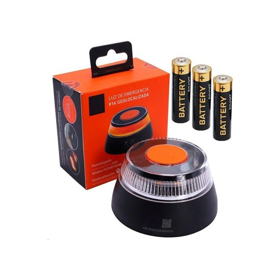 THULOS Baliza Emergencia Obligatoria V16 con Geolocalizacion TH-V6 Homologada 2026