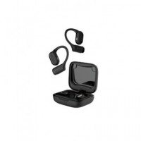 DEVIA Auricular BLUETOOTH con Soporte Oreja Ows PRO1 Negro Estcuhe de Carga