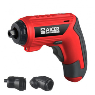 Atornillador Bateria Litio con Accesorios AICER 1.5 Ah 3.6V