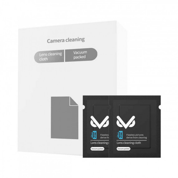 VSGO 20 Toallitas Microfibra Limpieza Lente V-CL01