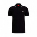 Polo Slim Fit con Logo Estampado  HUGO BOSS