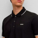 Polo Slim Fit con Logo Estampado  HUGO BOSS